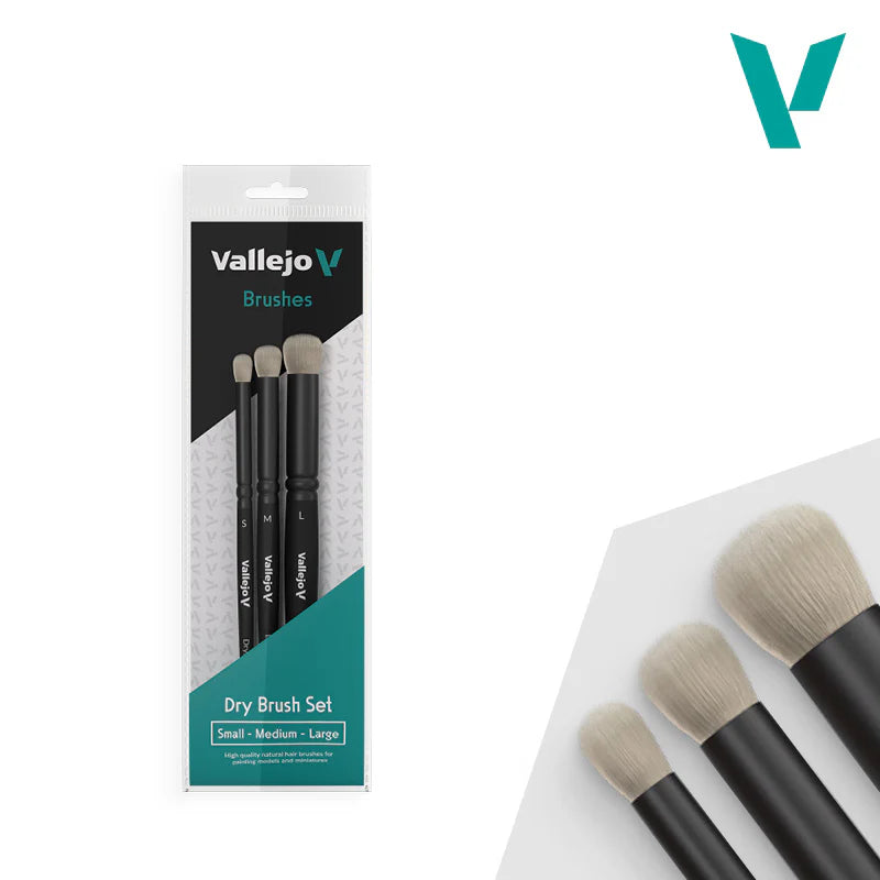 Vallejo Drybrush Set (Natural Hair)