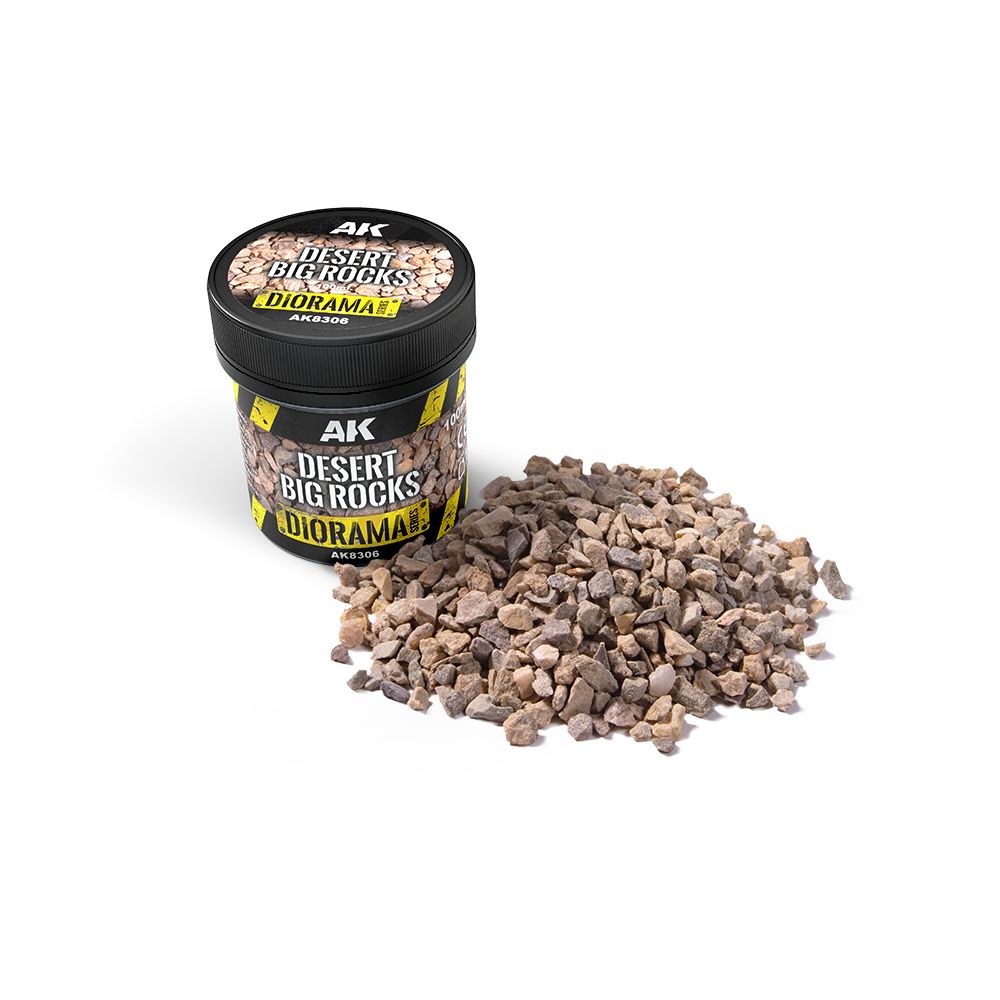 AK Interactive Desert Big Rocks 100ml - War Games USA