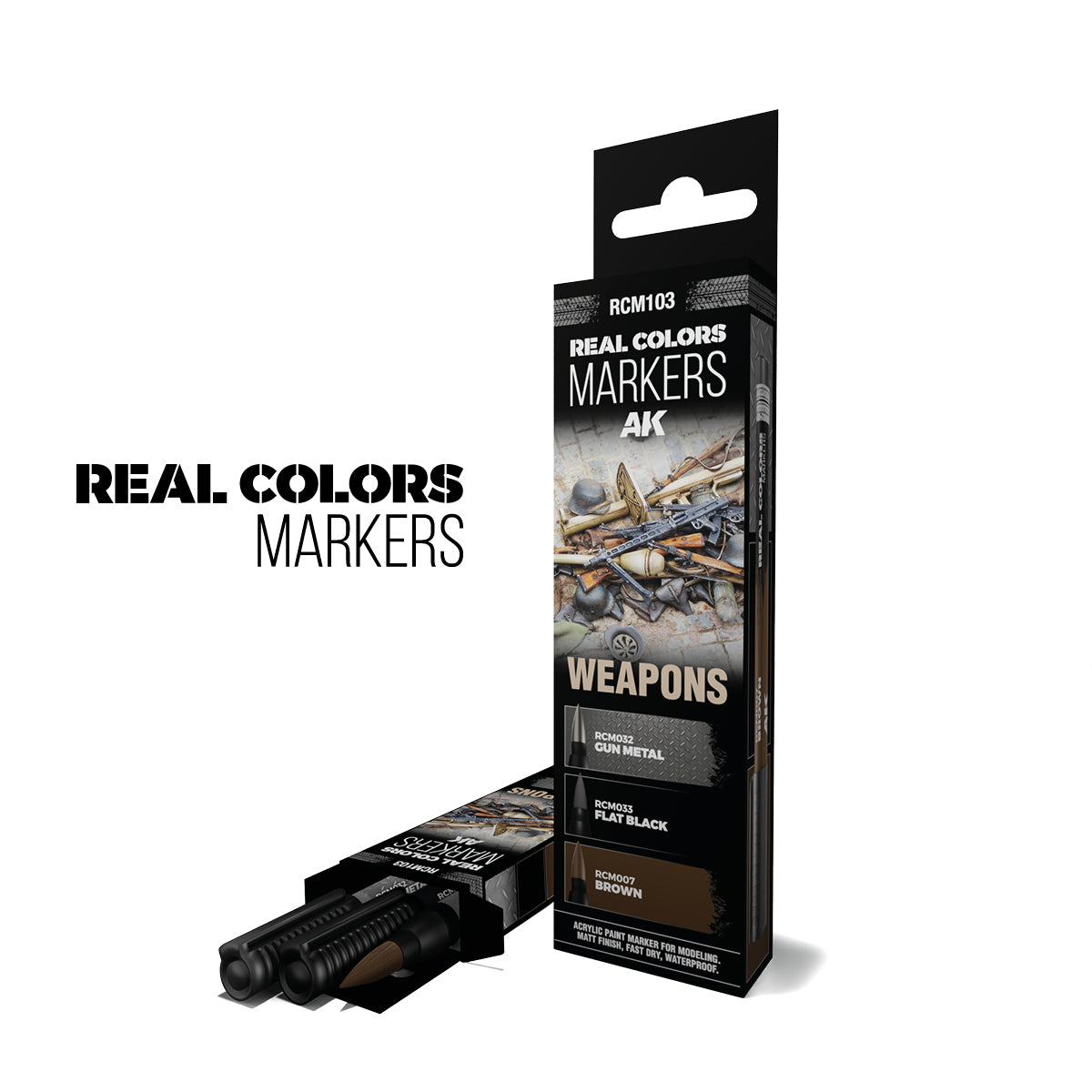 Weapons - Real Color Markers - AK Interactive