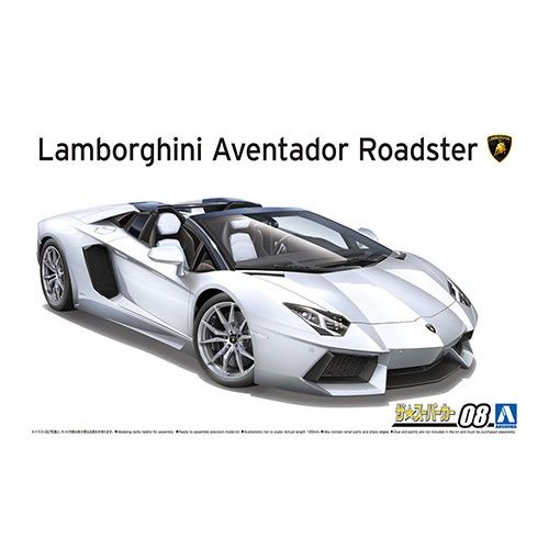 Aoshima 1/24 Lamborghini Aventador LP700-4 Roadster '12 - War Games USA