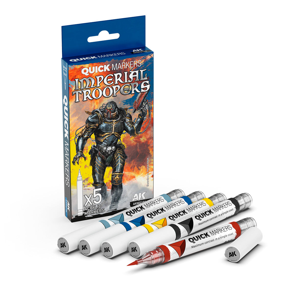 AK Interactive Imperial Troopers Quick Markers Set