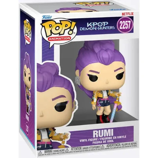 Funko Pop KPOP Demon Hunters Rumi Vinyl Figure - War Games USA