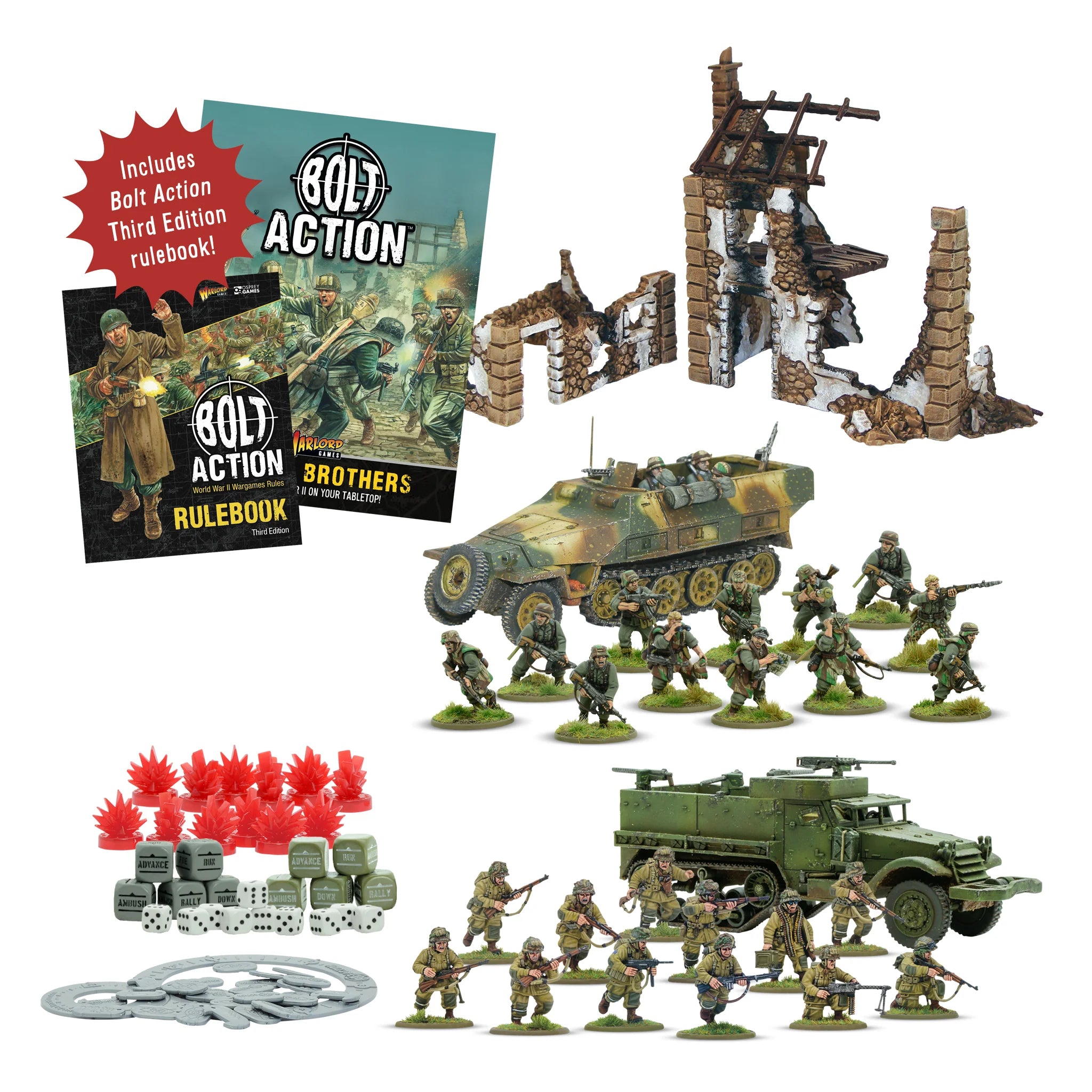 Bolt Action Starter Set - Band of Brothers (Third Edition) - War Games USA