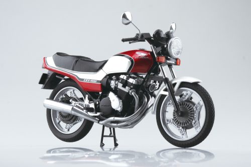 Honda CBX400F Diecast Motorcycle Model – Pearl Candy Red (Aoshima) - War Games USA