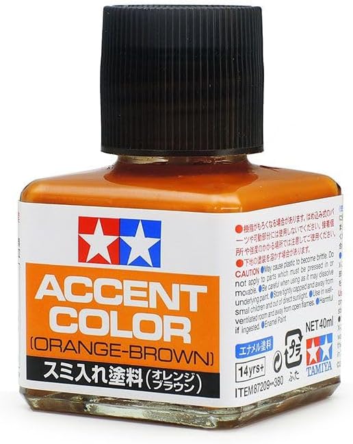 Tamiya Panel Line Accent Color Orange-Brown - War Games USA