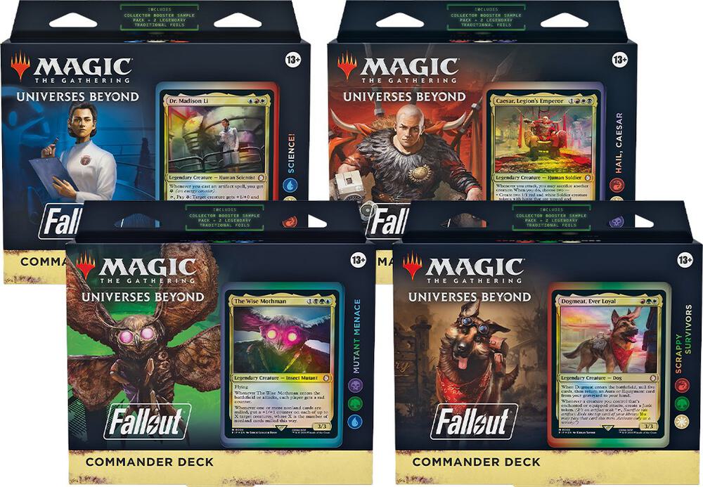 Universes Beyond: Fallout Commander Deck Case - War Games USA