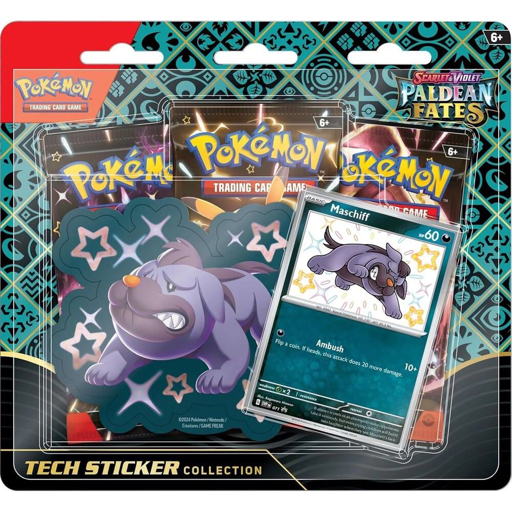 Pokémon - Paldean Fates Tech Sticker Collection - War Games USA