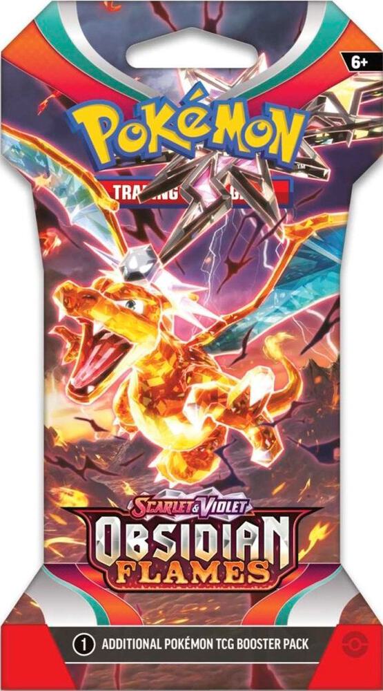 Obsidian Flames Sleeved Booster Pack - SV03