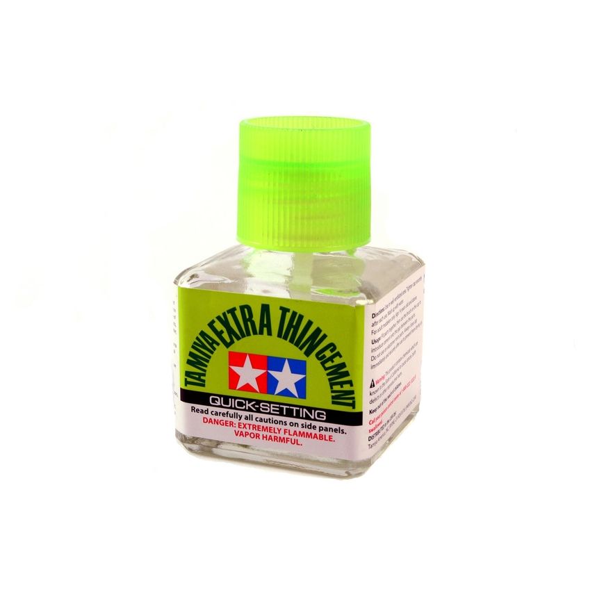 Tamiya Extra-Thin Cement Quick Setting (40ml) - War Games USA