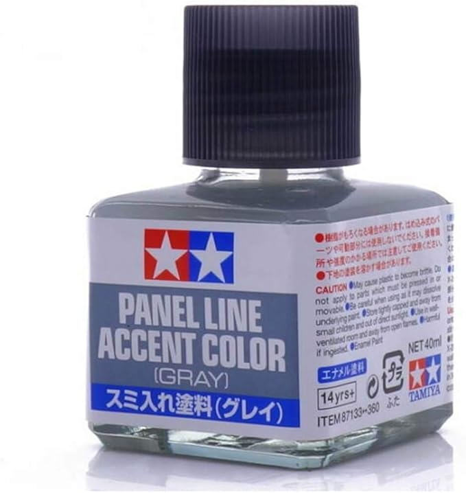 Tamiya Panel Line Accent Color Gray - War Games USA