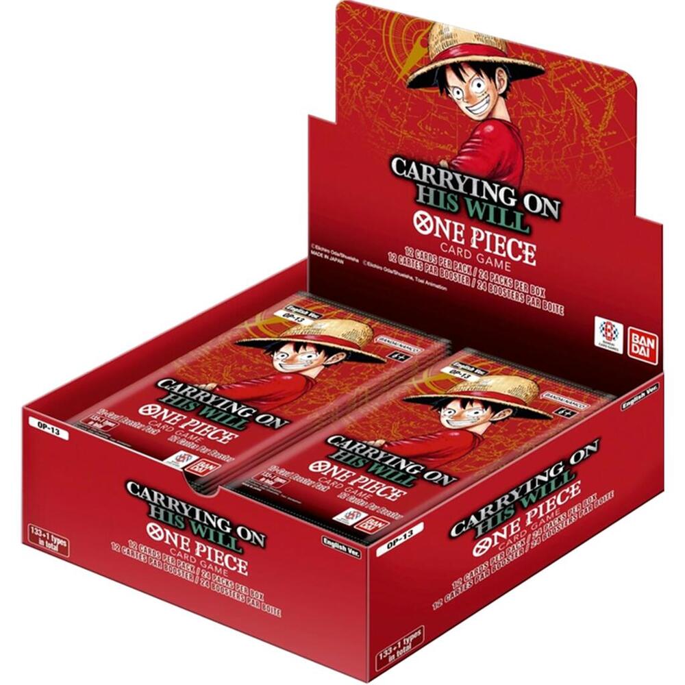 newest one piece booster box One Piece OP-13 Carrying On His Will Booster Box