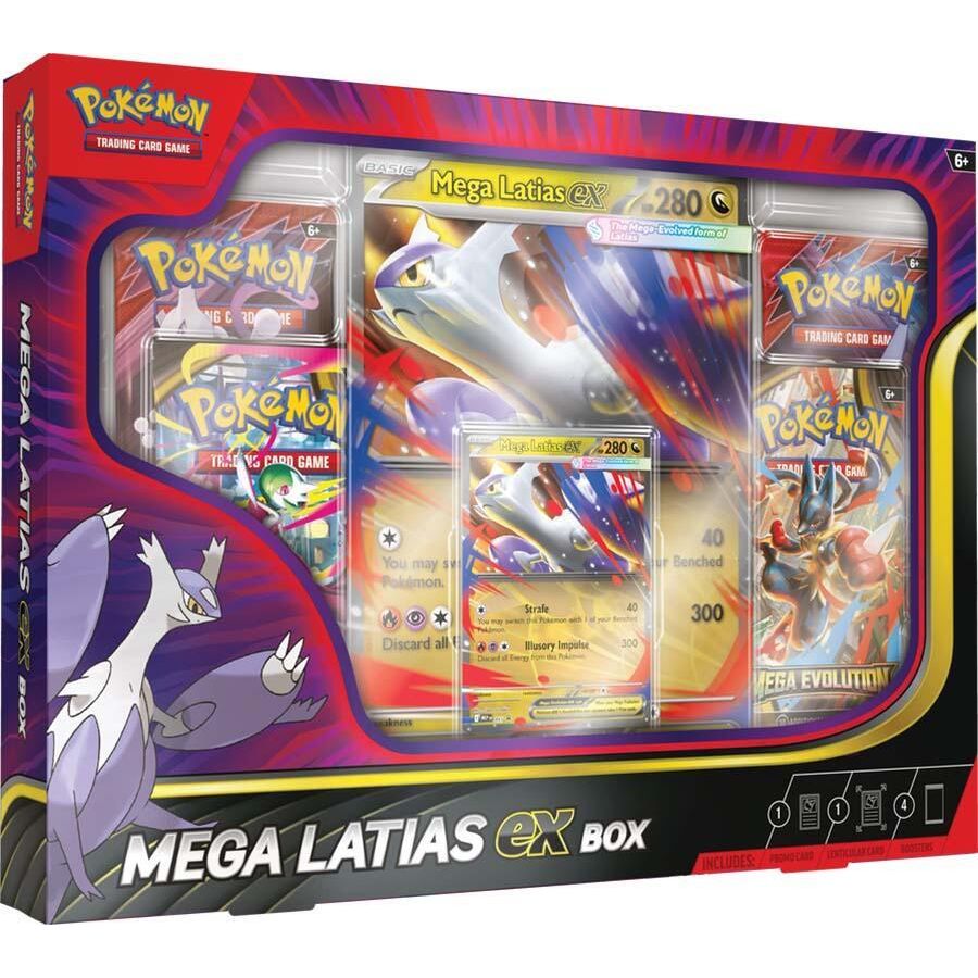 ポケモンカード MEGAex 6box Pokémon Mega Latias ex Box | War Games USA