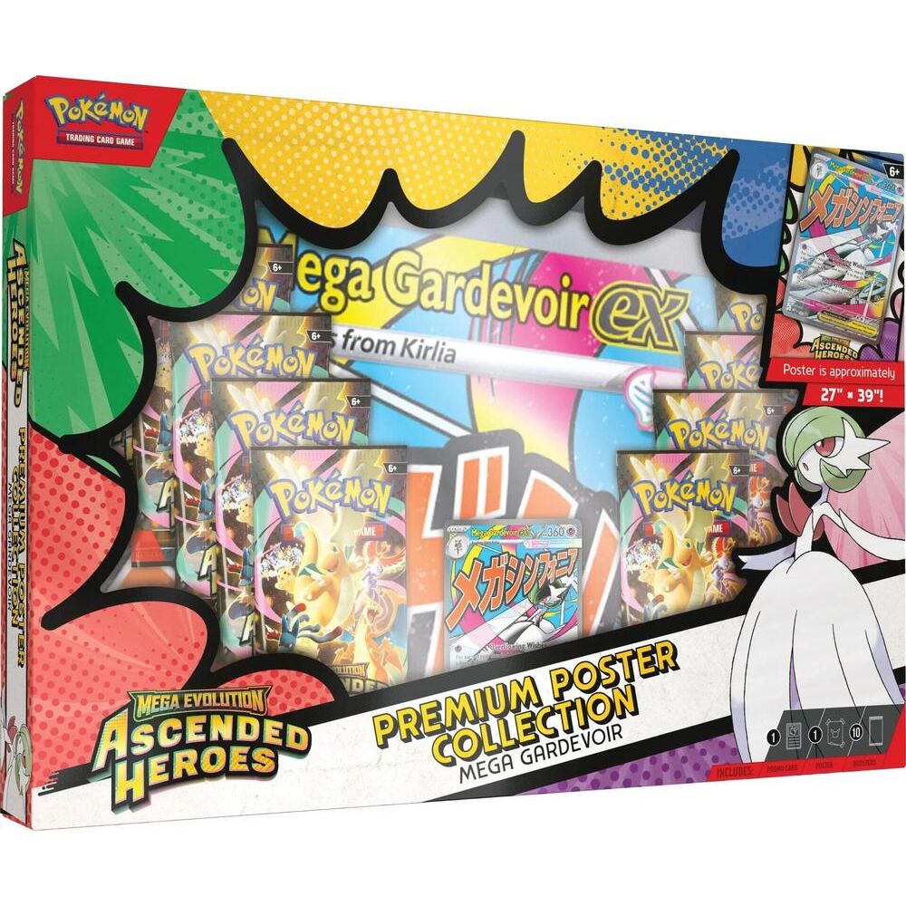 Pokémon TCG: Mega Evolution 2.5: Ascended Heroes: Premium Poster Collection (Styles Vary) - War Games USA