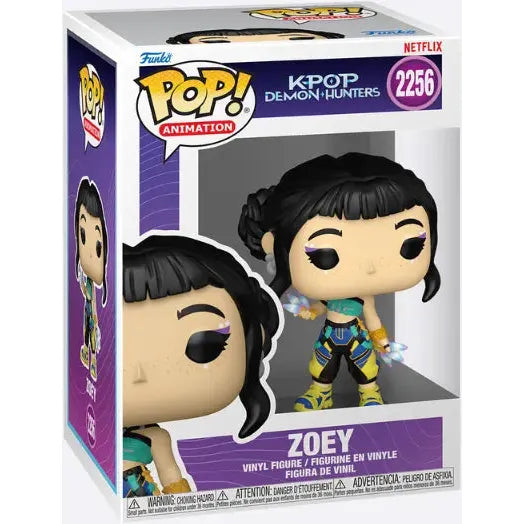 Funko Pop KPOP Demon Hunters Zoey Vinyl Figure - War Games USA
