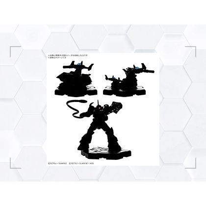 Gundam Assemble Expansion Pack 03 (EX03) packaging — three unpainted Zeon ground-force miniatures