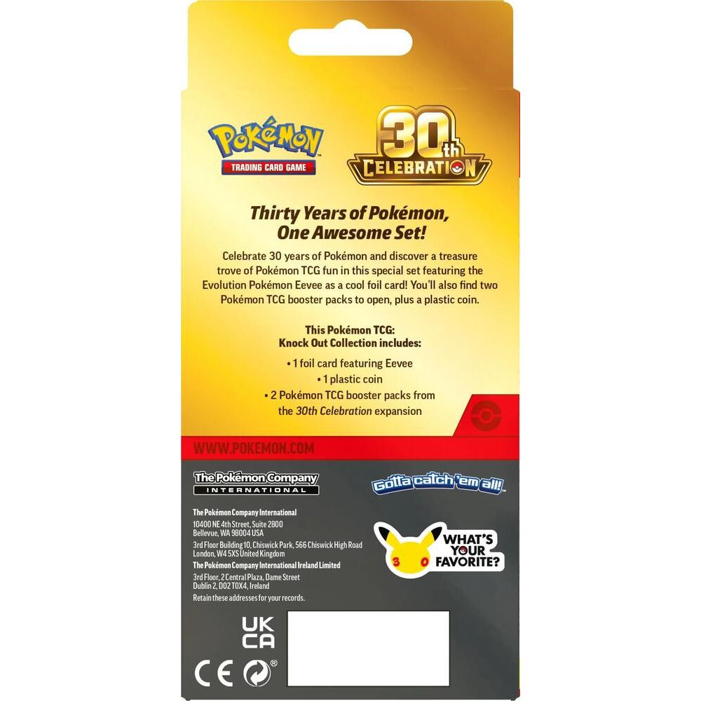 Pokémon Trading Card Game: 30th Celebration Knock Out Collection