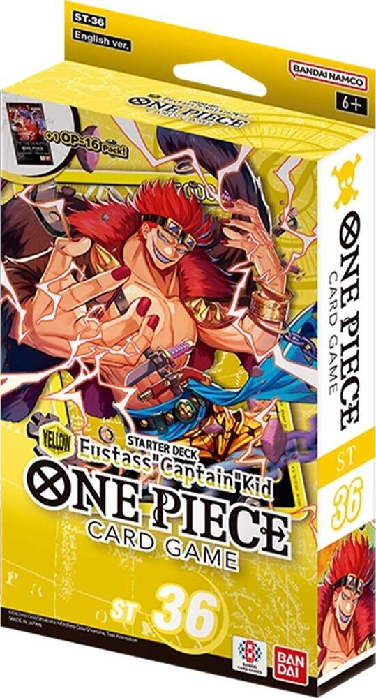 One Piece TCG - Starter Deck 36: YELLOW Eustass Captain Kid
