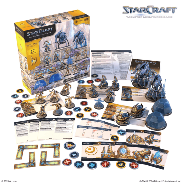 StarCraft Protoss Starter Set miniatures