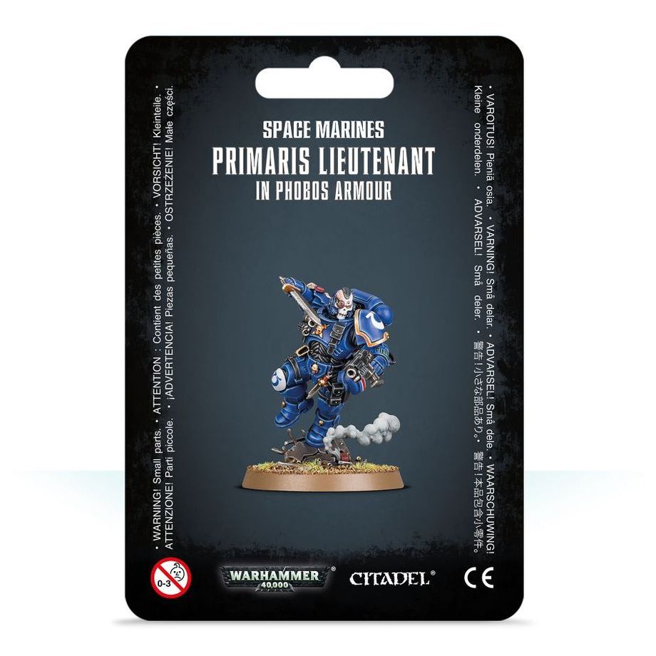 Lieutenant in Reiver Armor - Space Marines - War Games USA