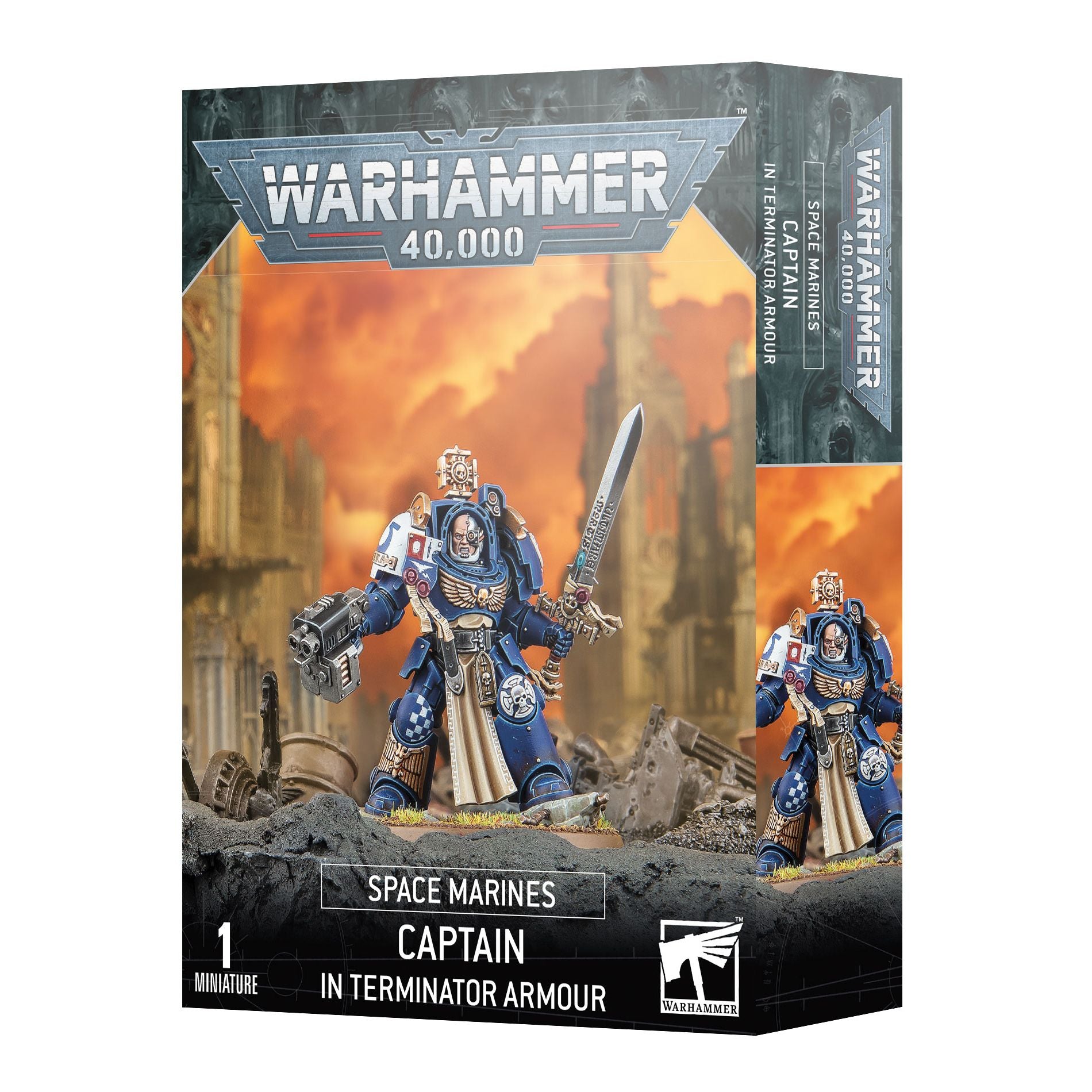 Captain in Terminator Armour - Space Marines - Warhammer 40,000 Miniatures box