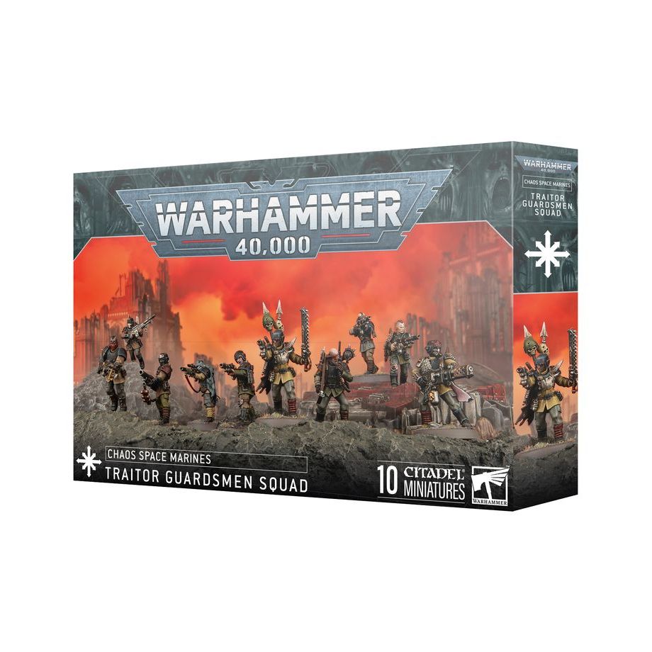 Traitor Guardsman Squad - Chaos Space Marines - War Games USA