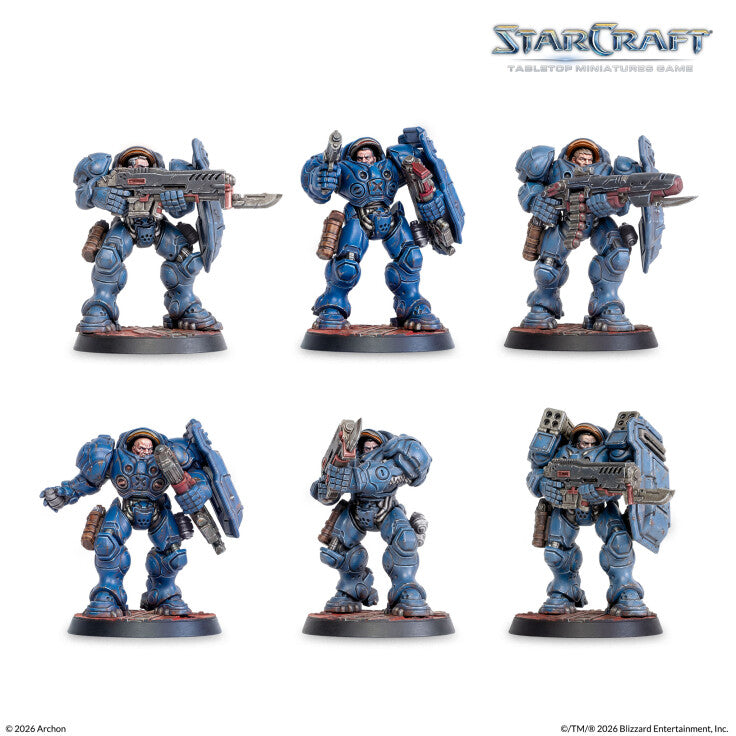 StarCraft: Tabletop Miniatures Game: Terran Starter Set - War Games USA