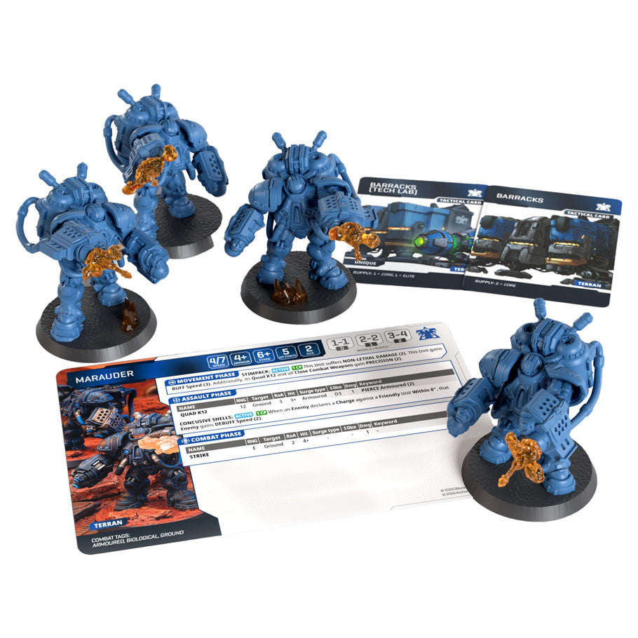 StarCraft: Tabletop Miniatures Game: Terran: Marauder - War Games USA