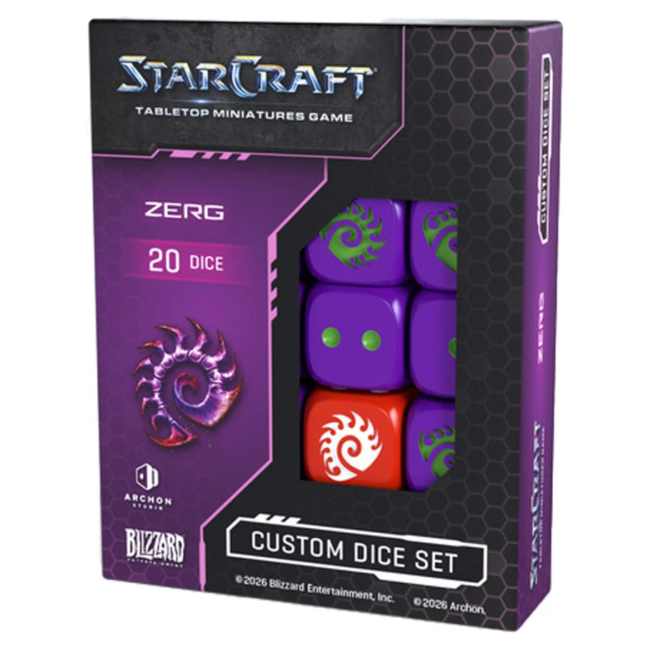 StarCraft Zerg: Custom Dice Set (20 Dice)