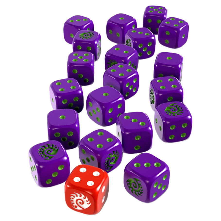 StarCraft Zerg: Custom Dice Set (20 Dice)