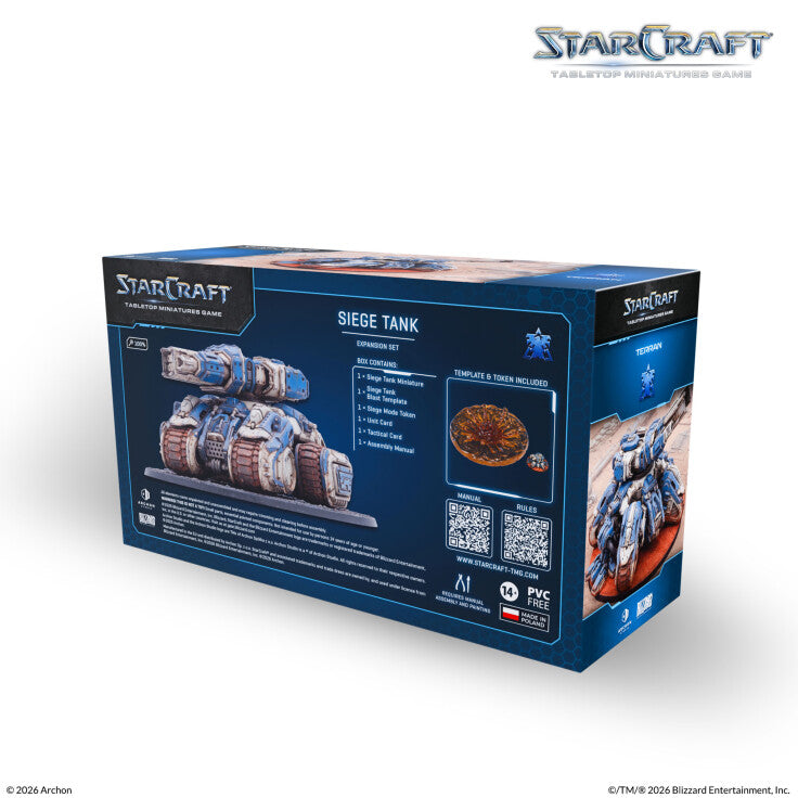 StarCraft: Tabletop Miniatures Game: Terran: Siege Tank - War Games USA