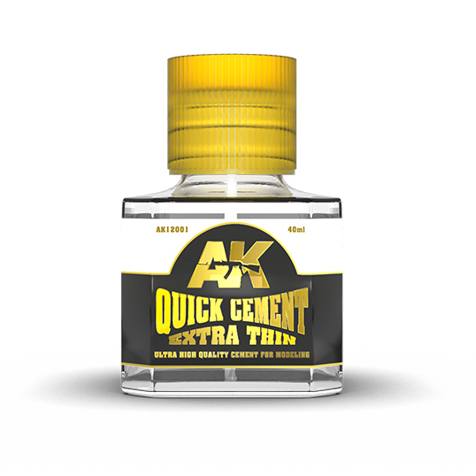 AK Interactive Quick Cement Extra Thin - War Games USA