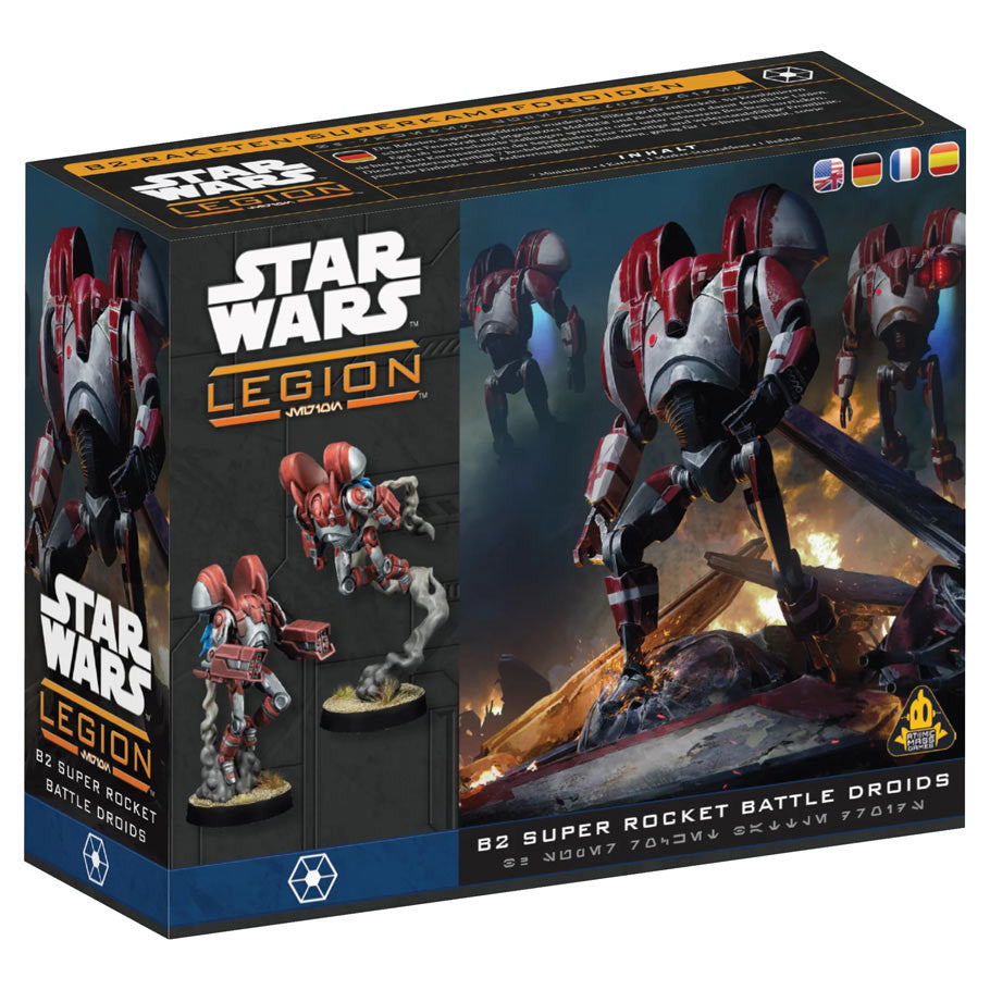 Star Wars: Legion B2 Super Rocket Battle Droids box, Atomic Mass Games