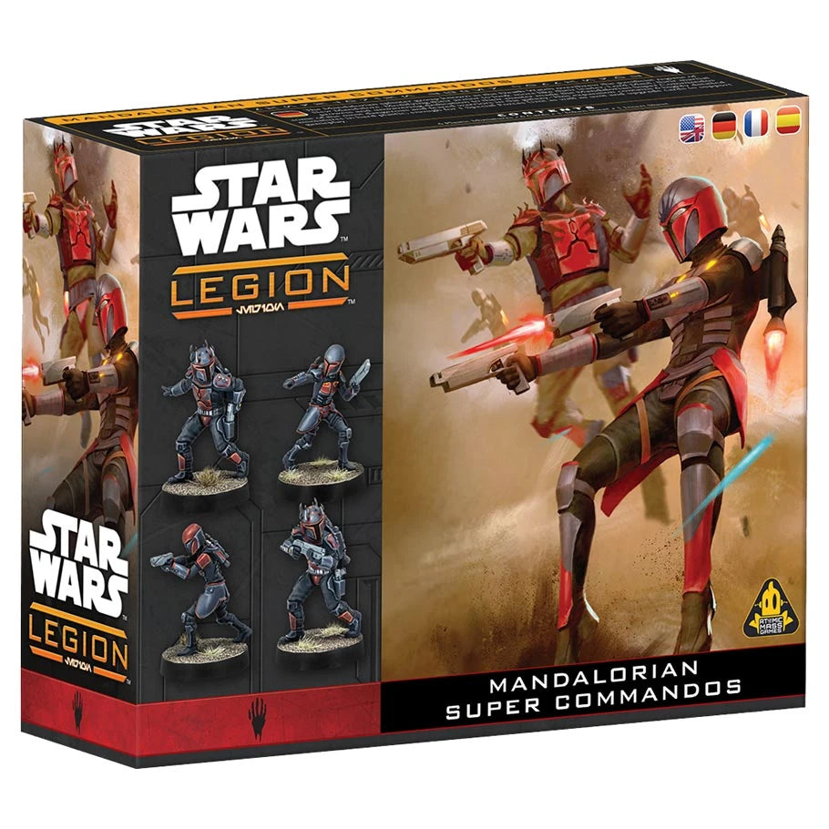 Star Wars: Legion Mandalorian Super Commandos box, Atomic Mass Games