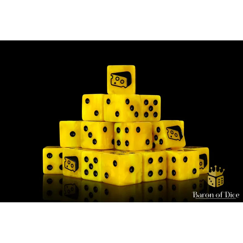Warp Cheese Dice (Square Corner) - Baron of Dice - War Games USA