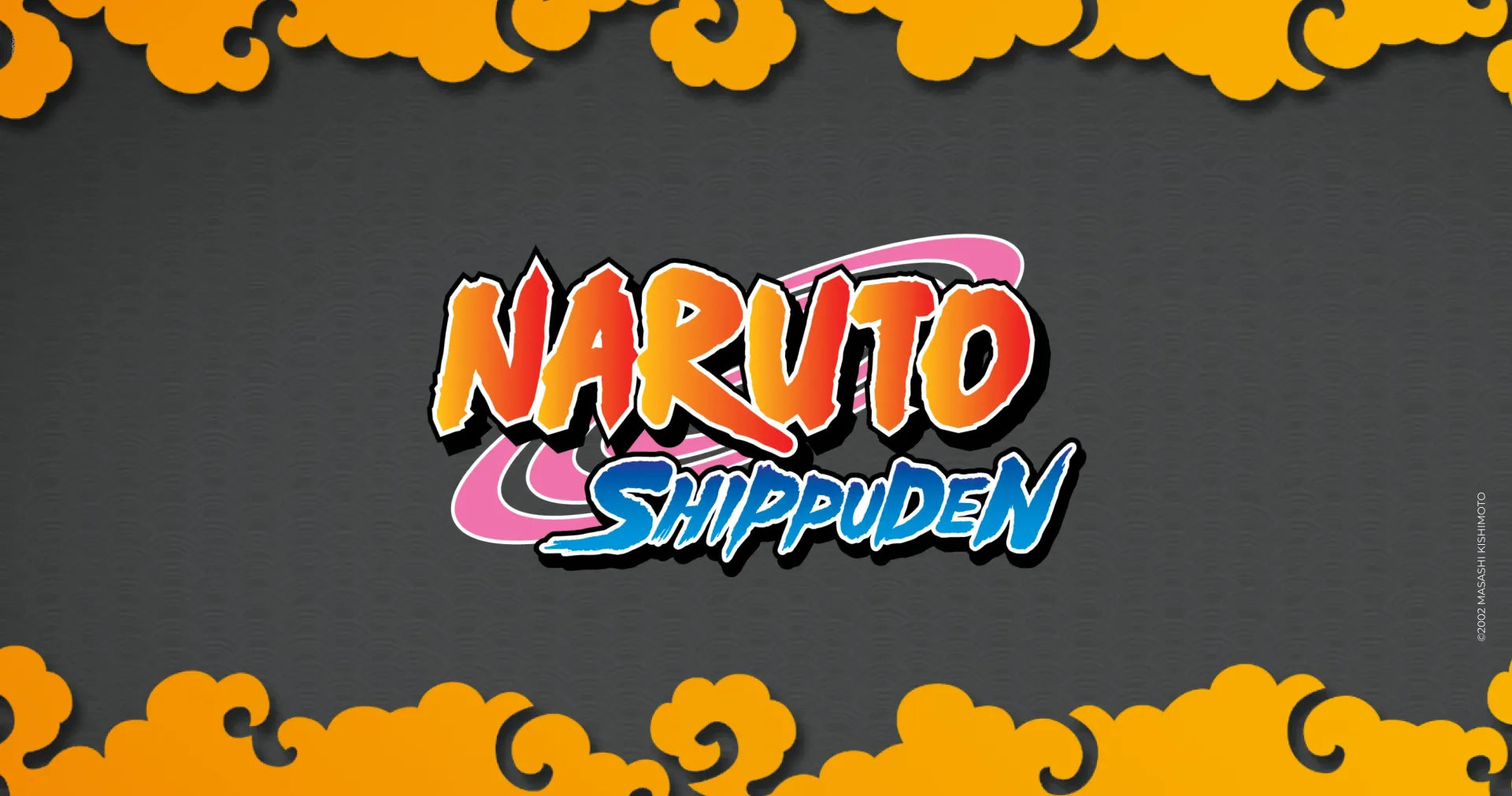 Official Naruto Mythos TCG Set 3 Akatsuki announcement banner for the game's first Naruto Shippuden set