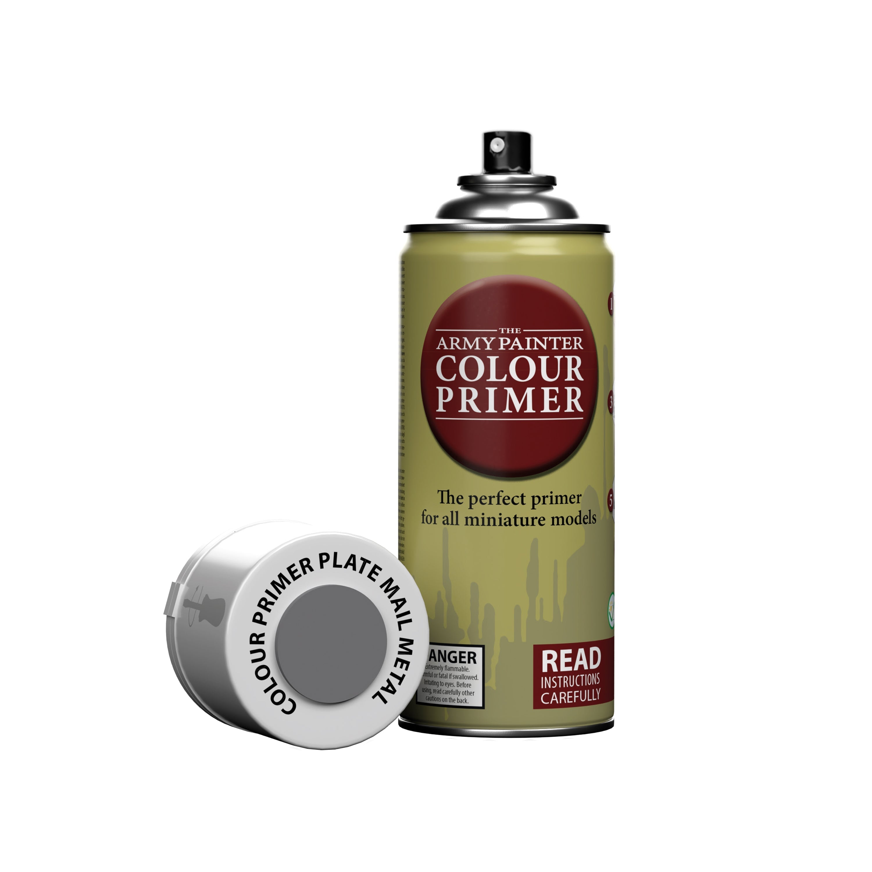 Army Painter Colour Primer Plate Mail Metal CP3008 400ml spray can