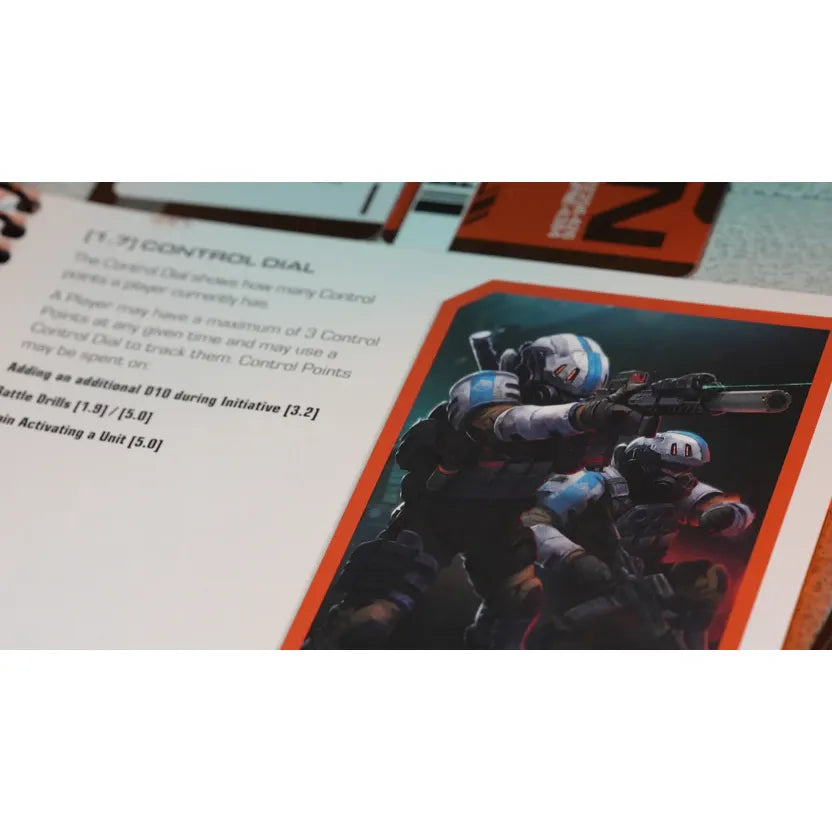 BLKOUT rulebook interior spread, alternate page