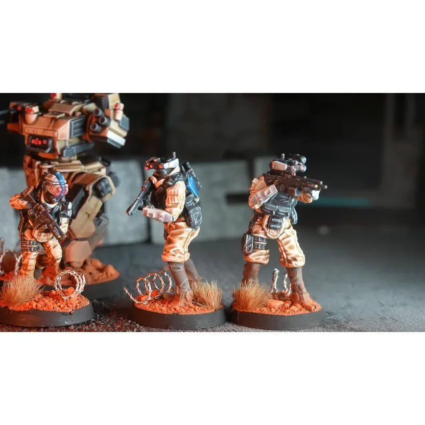 UN: 3rd Battalion miniatures from the BLKOUT Starter Kit