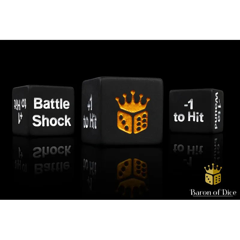 Battleshock and Counter Dice (10) - Baron of Dice - War Games USA