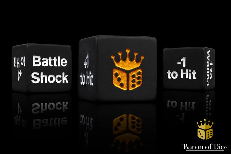 Battleshock and Counter Dice (10) - Baron of Dice - War Games USA