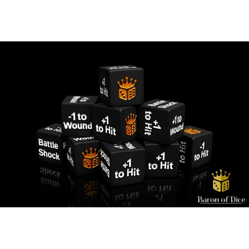 Battleshock and Counter Dice (25) - Baron of Dice - War Games USA