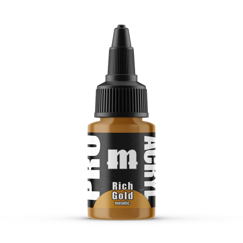 Rich Gold - Monument Hobbies Pro Acryl - War Games USA