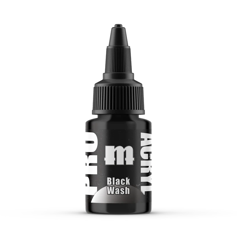Black Wash - Monument Hobbies Pro Acryl - War Games USA