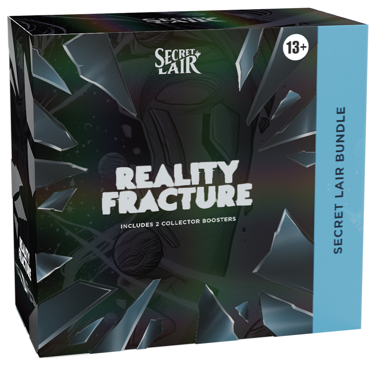Retail box of the Magic: The Gathering Reality Fracture Secret Lair Bundle.
