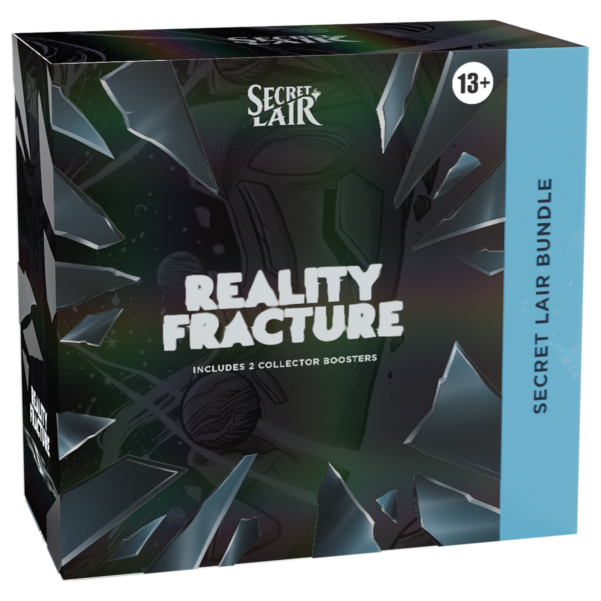 Retail box of the Magic: The Gathering Reality Fracture Secret Lair Bundle.
