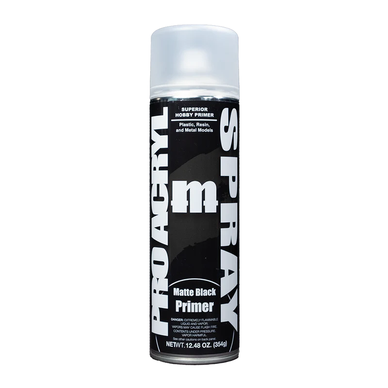 PRO Acryl Spray - Matte Black Primer - War Games USA