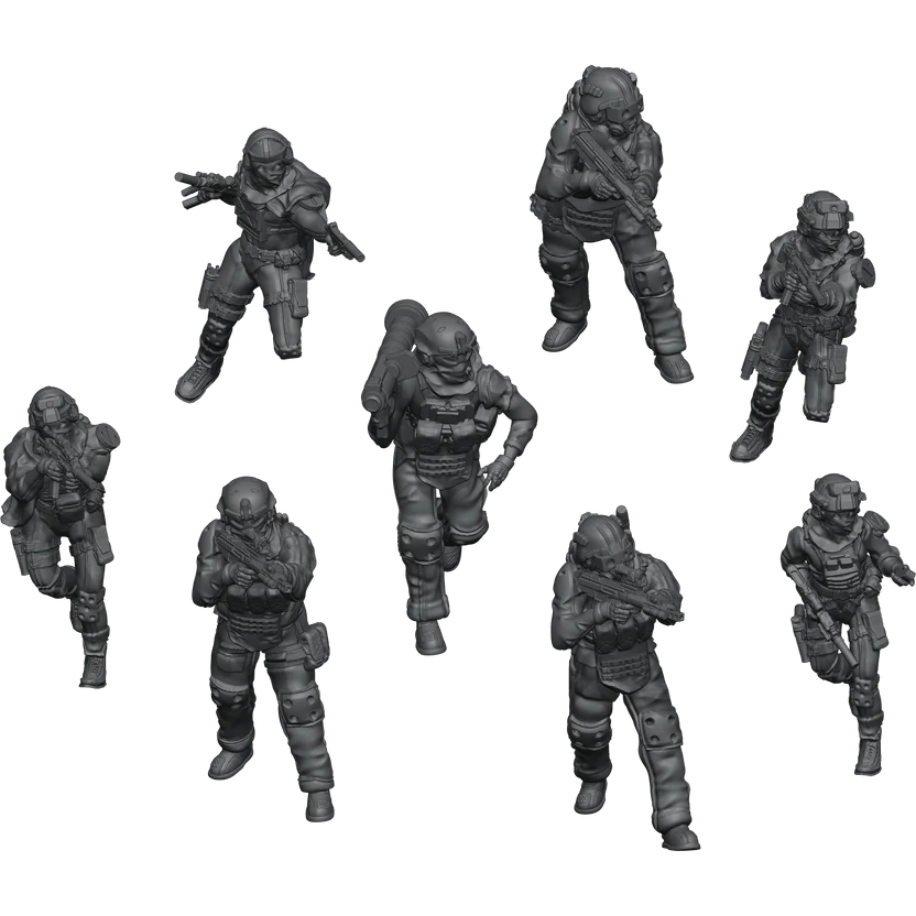 Ork: Task Force Upyr full BLKOUT force displayed together