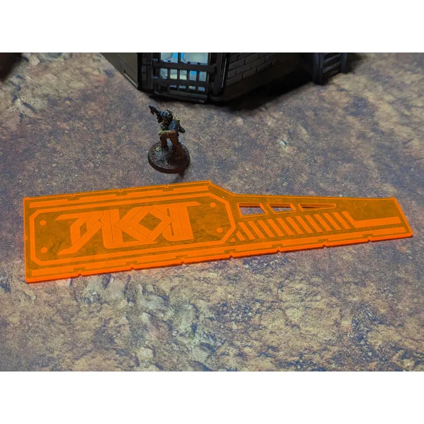 BLKOUT etched hard acrylic measuring tool