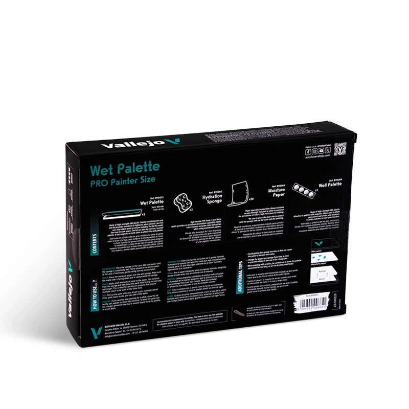 Vallejo Pro Painter Size Wet Pallette - War Games USA