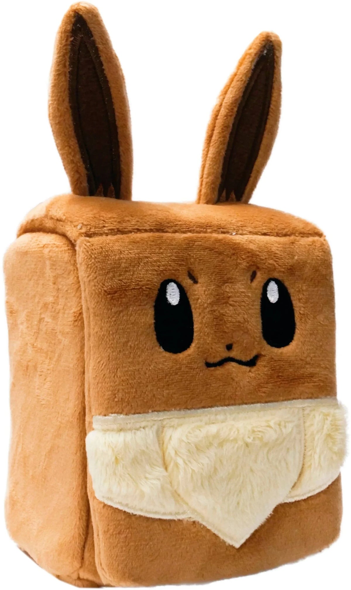 Fuzzy Eevee deck box included in the Prismatic Evolutions Super-Premium Collection